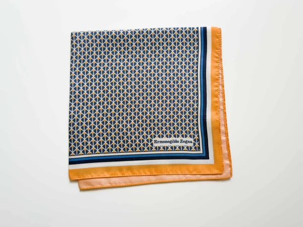 Хустинка шовкова Ermenegildo Zegna 40x35 см арт. 17546